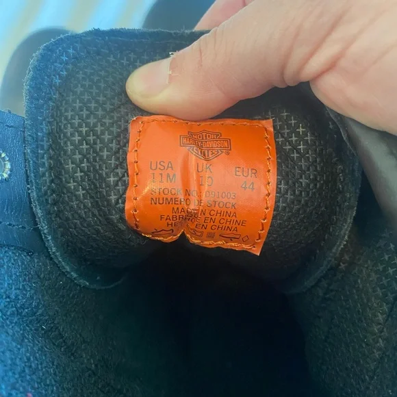 Harley-Davidson Men's NWOT Faded Glory Black Leather Riding Boots - 11 - Picture 5 of 5